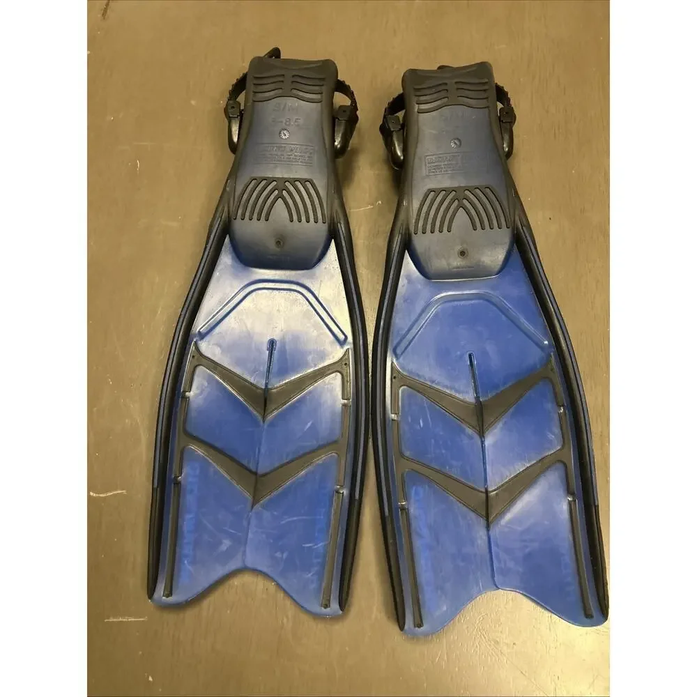 Nature’s Wing US Divers Hydrosplit Propeller Fins S/M 5 - 8.5 Split Flipper Blue